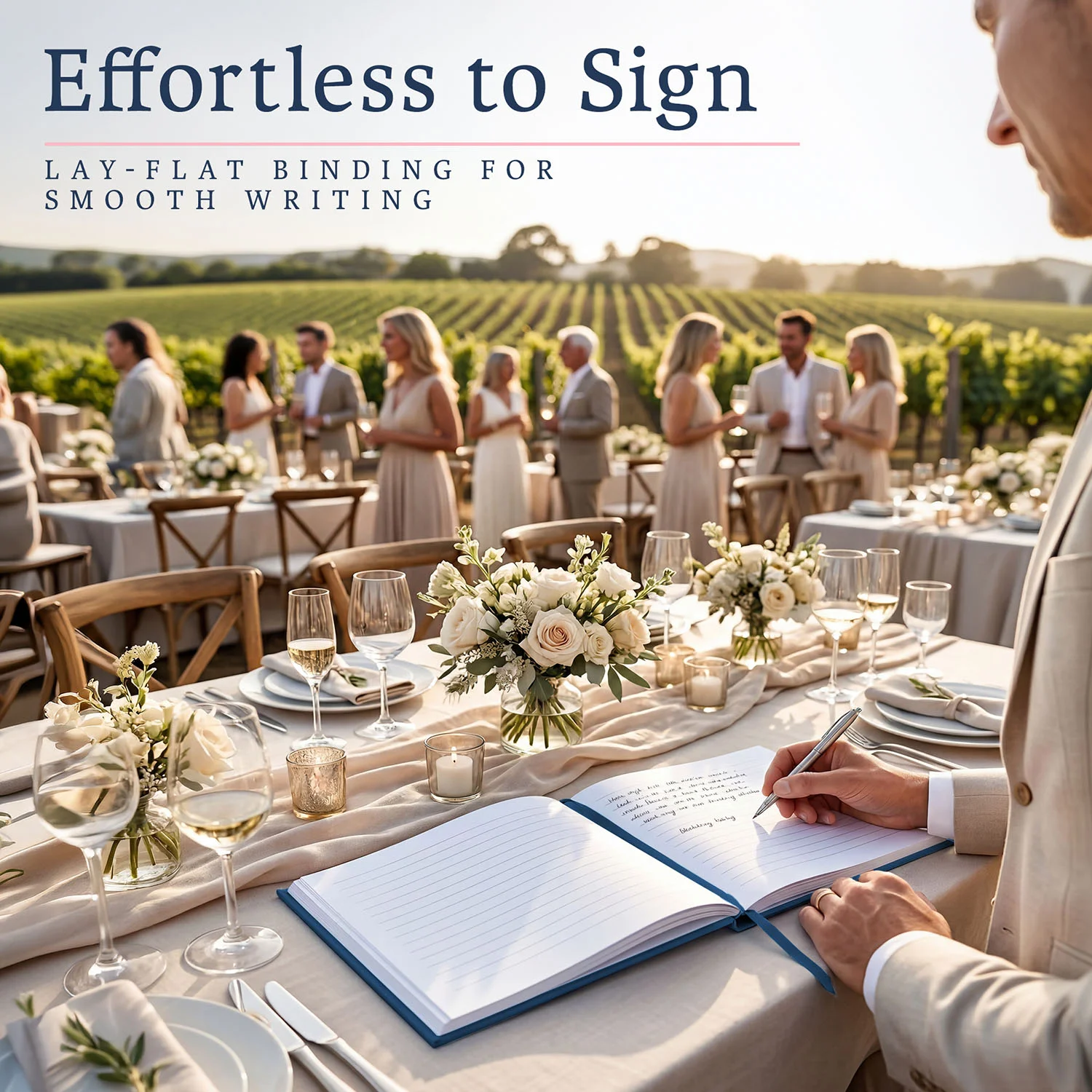 All Occasion Guestbook - Sapphire Blue